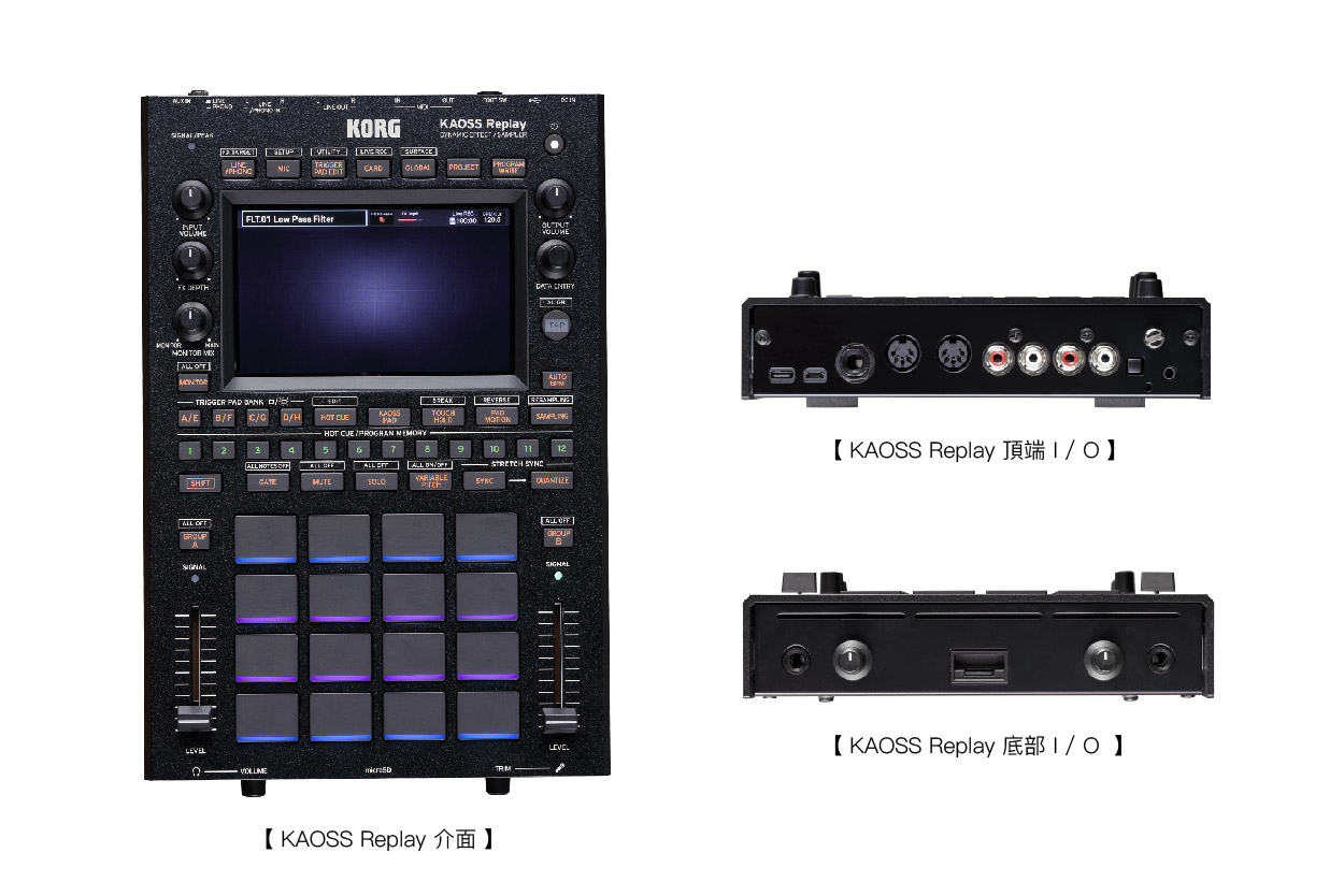 KORG KAOSS REPLAY 動態效果器取樣機